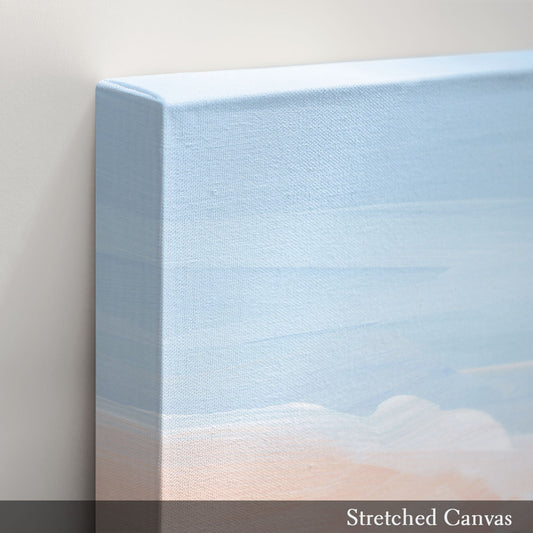 ’Alpine Glow’ 30x40 Stretched Canvas Art Print with Oak Frame || Final Sale - Breckenridge Colorado Landscape - Artwork