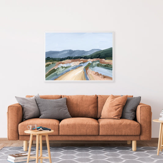 ’At Altitude’ Art Print - Colorado Mountain Wall - abstract - Artwork - Landscape