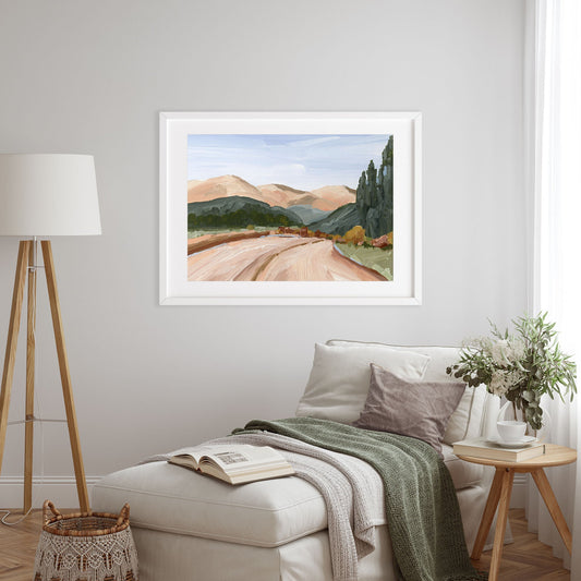 ’Autumn in the Rockies’ Art Print - Colorado Landscape Painting - Fall - Mountain