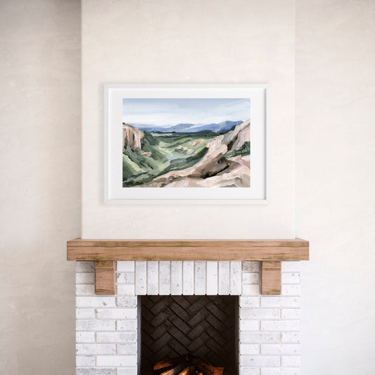 ’Black Bear Pass’ Art Print - Colorado Wall - abstract - Artwork - jeep