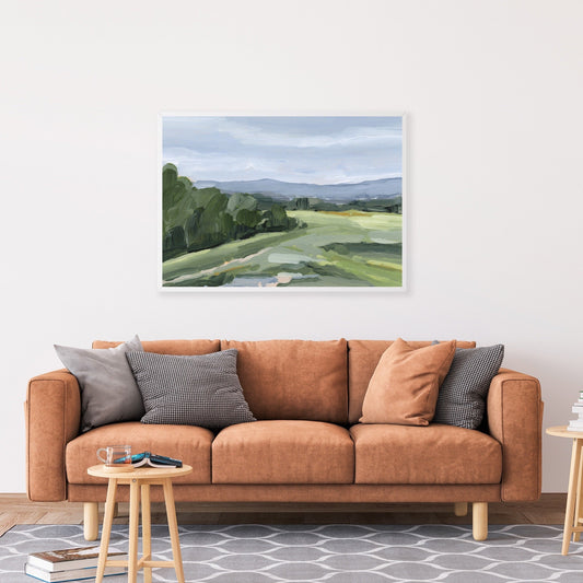 ’Castle Pines I’ Art Print - Colorado Golf Course Wall - castle pines - rock