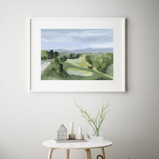 ’Castle Pines II’ Art Print - Colorado Mountain - castle pines - rock - Golf Course