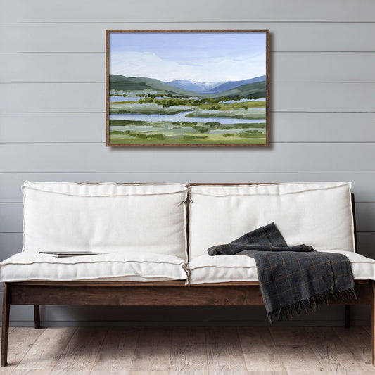 ’Colorado Summer’ Art Print - Vail Landscape Painting - Colorado - Eagle - Mountain