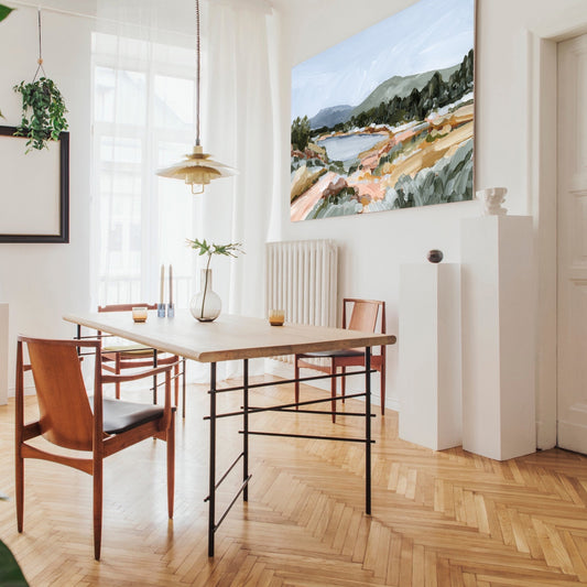 ’Coming Home’ Art Print - Mountain Wall - abstract - Artwork - Autumn - Colorado