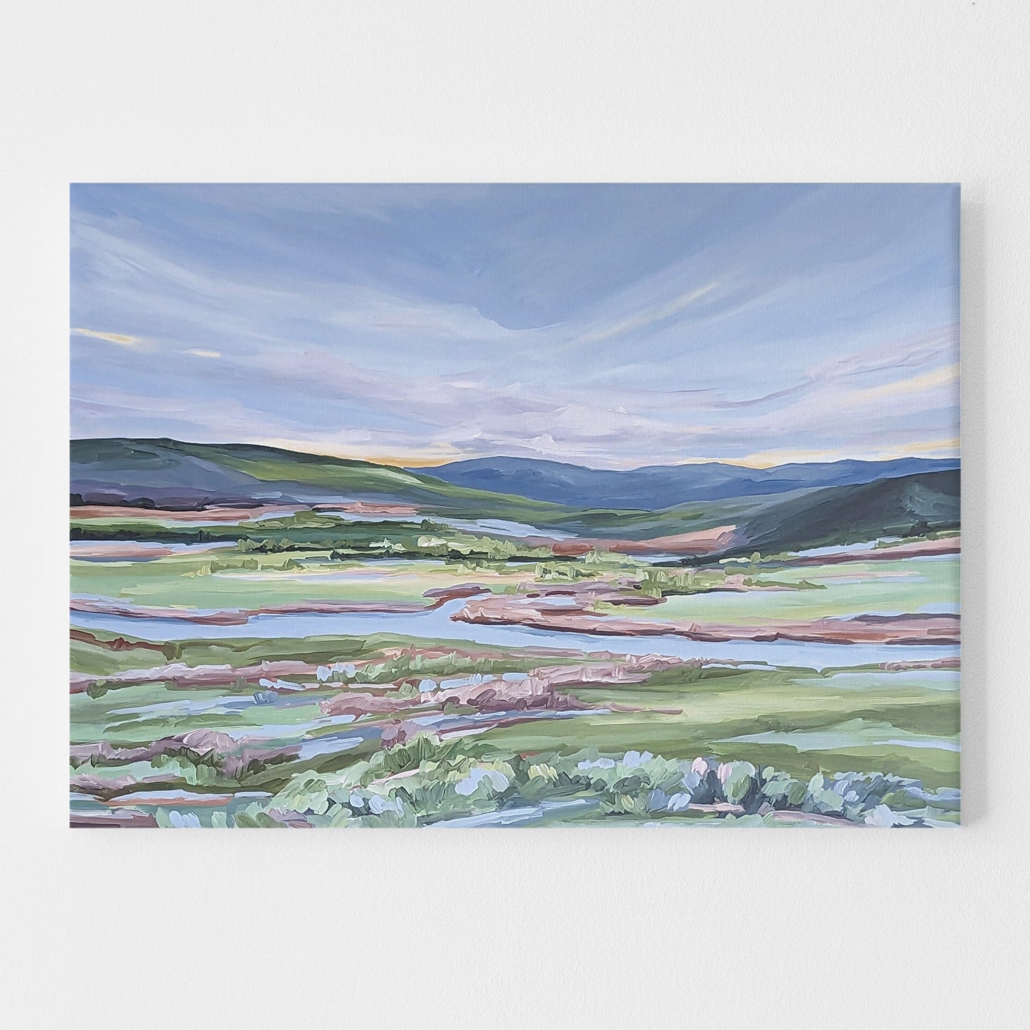 โEagle Riverโ Original Painting || 30x40 - Vail Colorado Landscape - abstract - Acrylic - Artwork - Edwards