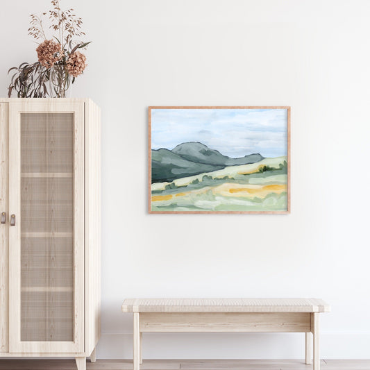 ’Engineer Mountain’ Art Print - Durango Colorado Landscape Wall - Artwork - Engineer Mountain