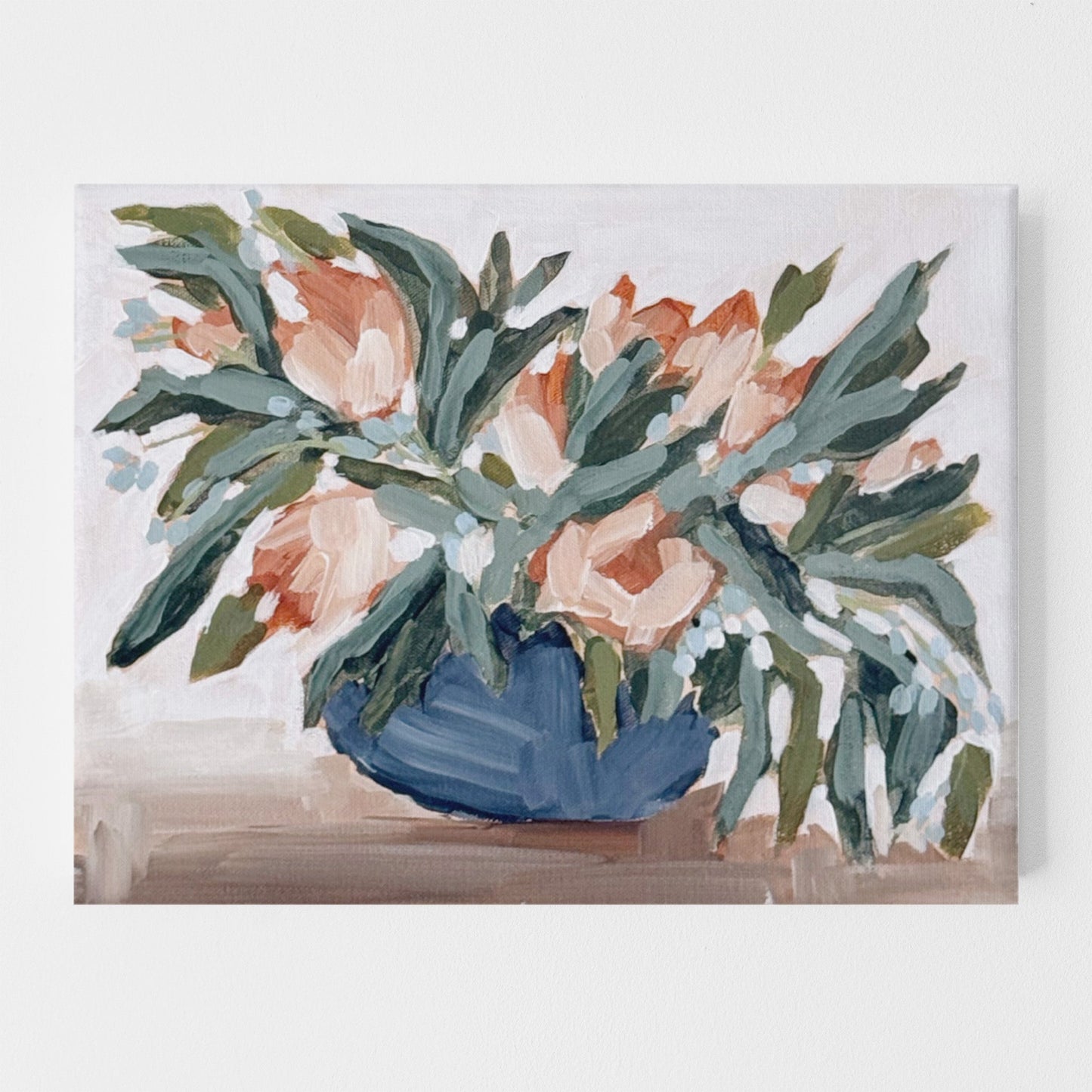โFlowers for the Table Iโ Original Painting || 11x14 - Still Life - abstract - Acrylic - Artwork - floral - Flower