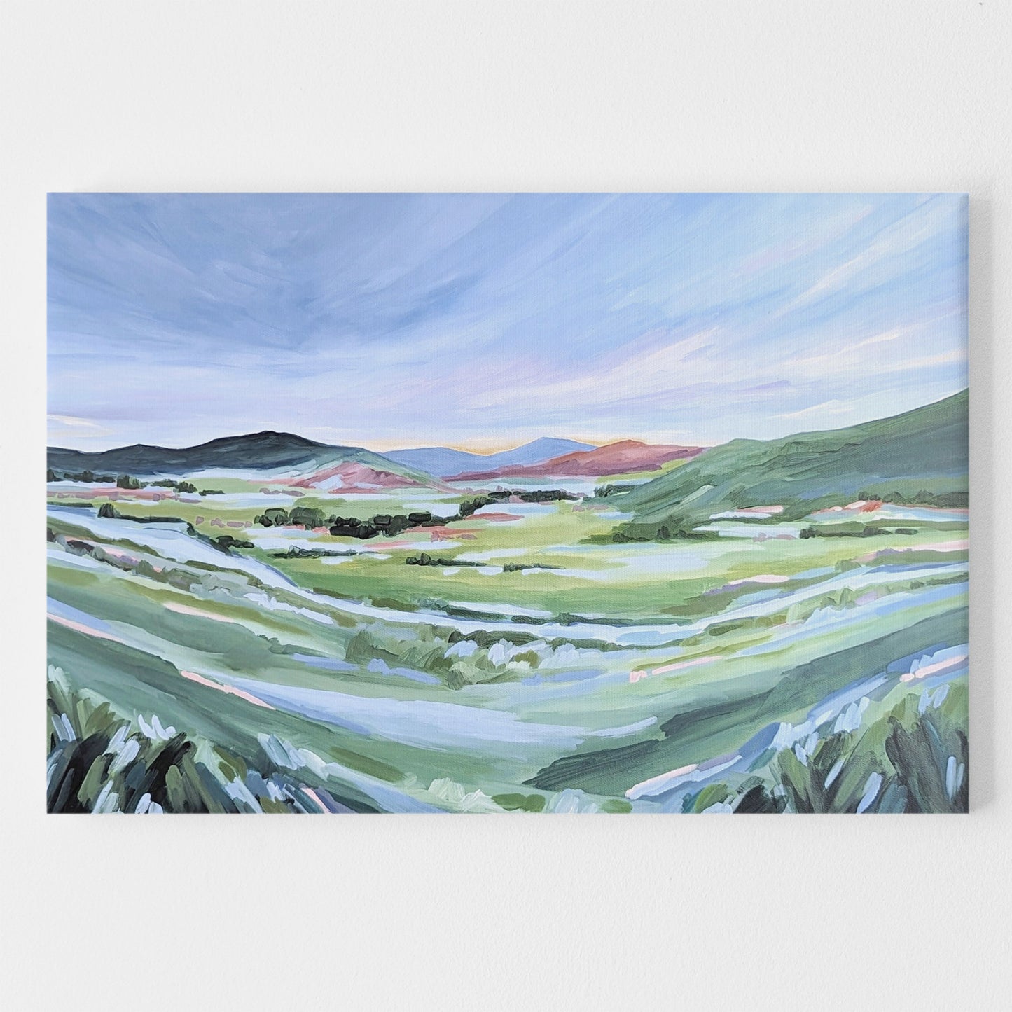 โFrom Lovelandโ Original Painting || 24x36 - Colorado Landscape - abstract - Acrylic - Artwork
