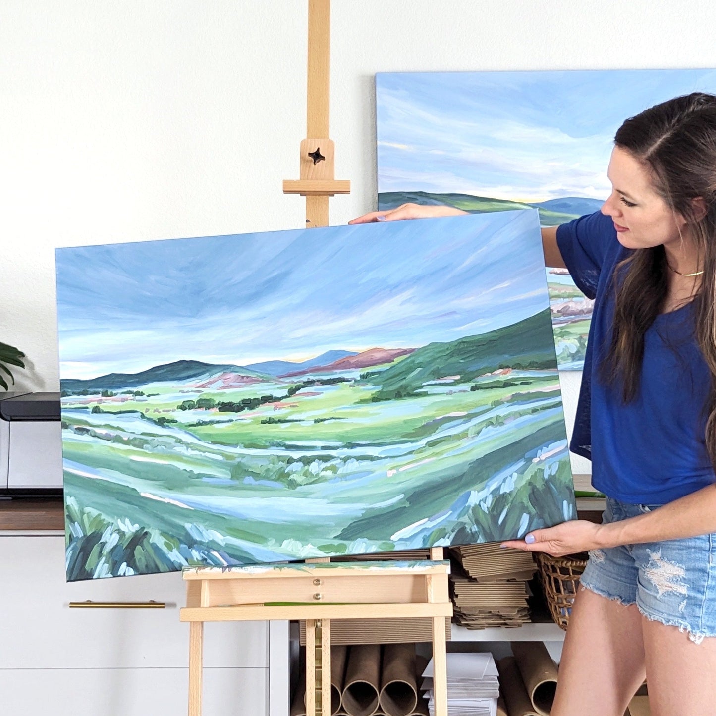 โFrom Lovelandโ Original Painting || 24x36 - Colorado Landscape - abstract - Acrylic - Artwork