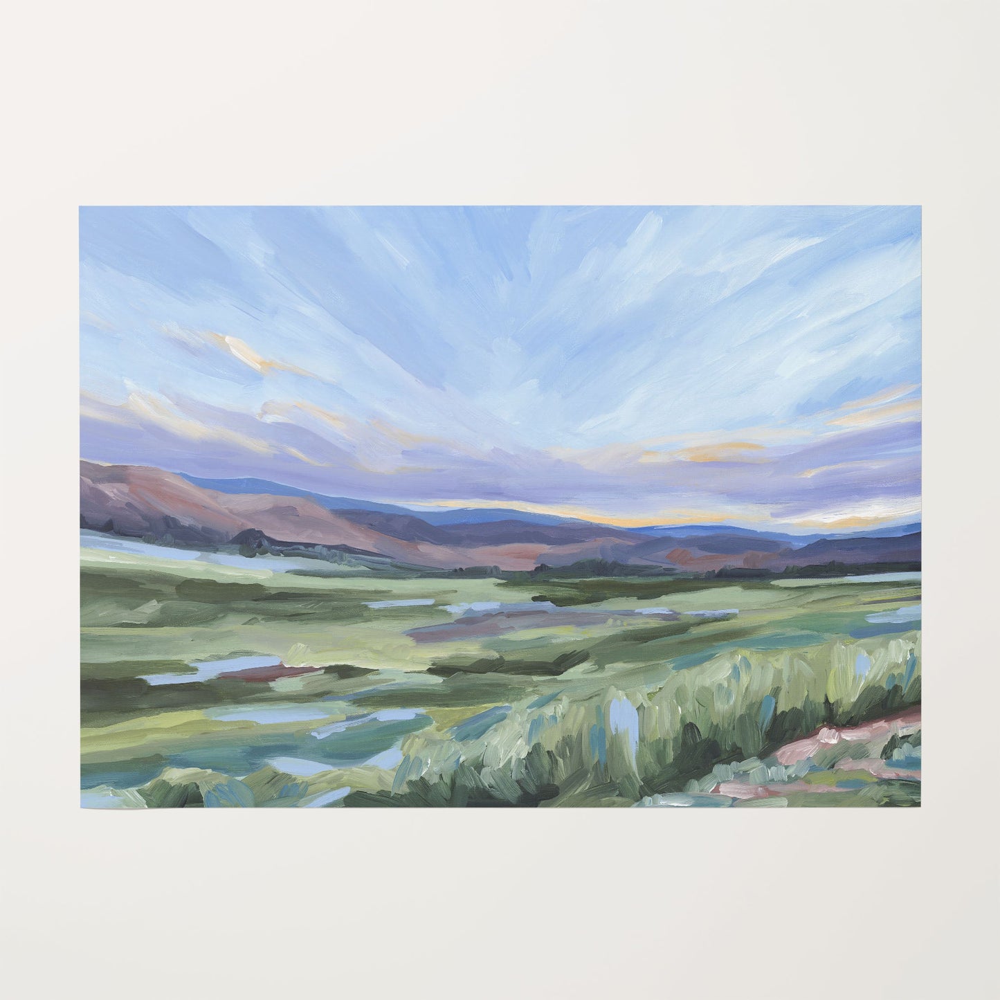 ’Front Range’ Art Print - Rolled Canvas / 8x10 in / No Frame - Denver Colorado Landscape - Artwork - Springs