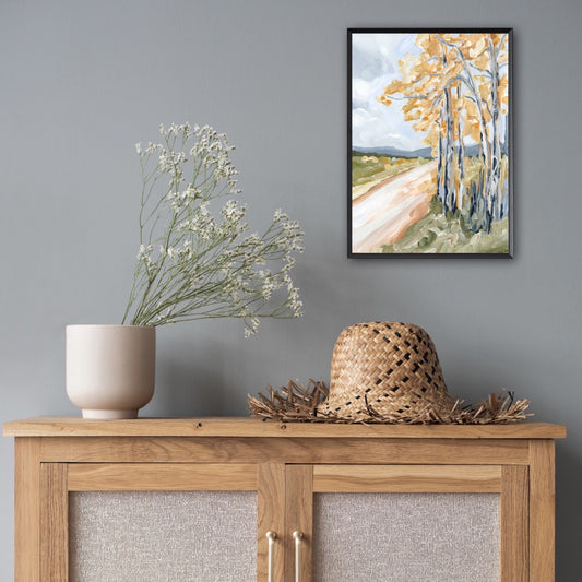 ’Golden Afternoon’ Art Print - Aspen Tree Wall - Artwork - Aspens - Colorado - Fall