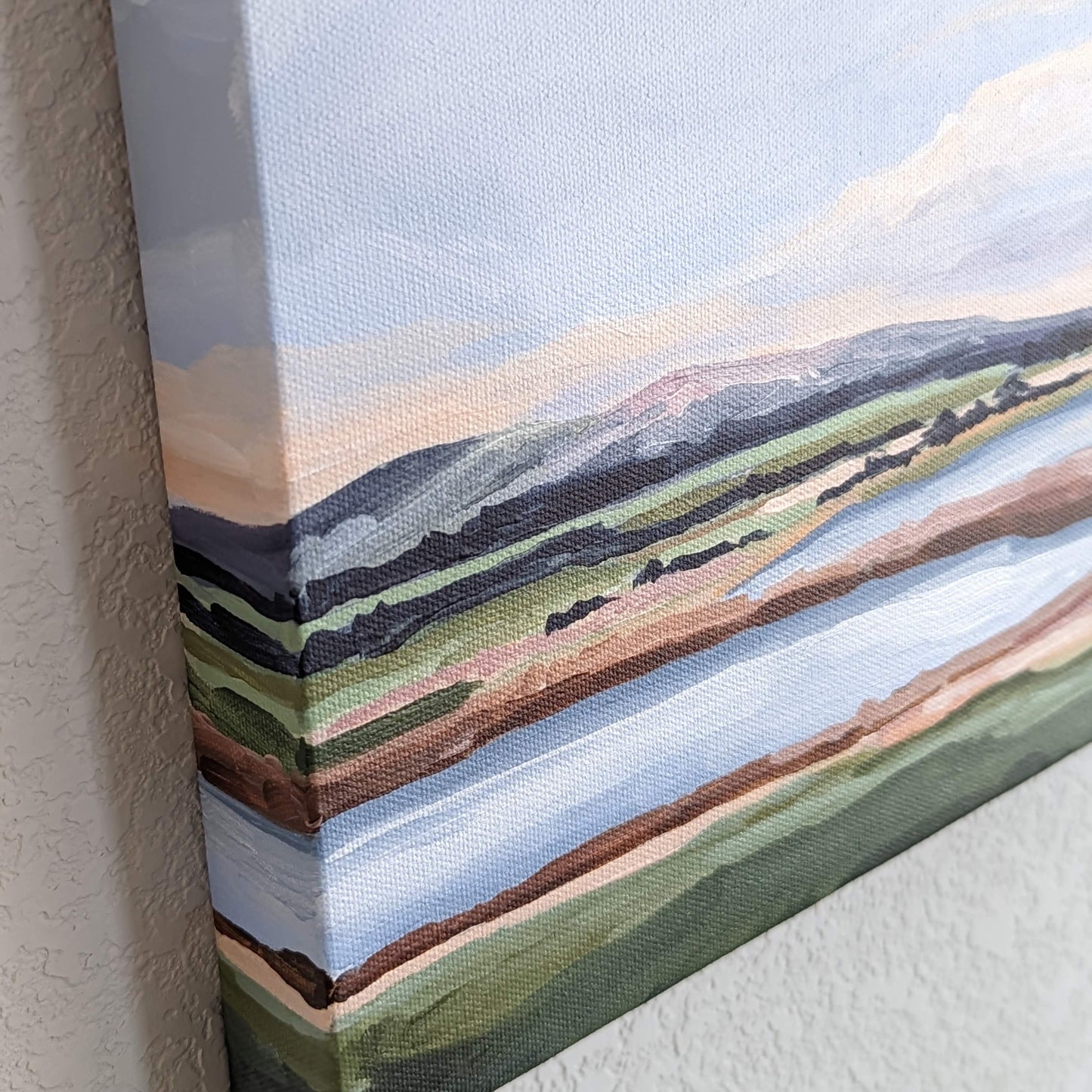 ’Lakewood’ Original Painting || 11x14 - Denver Landscape - abstract - Acrylic - Artwork - Colorado