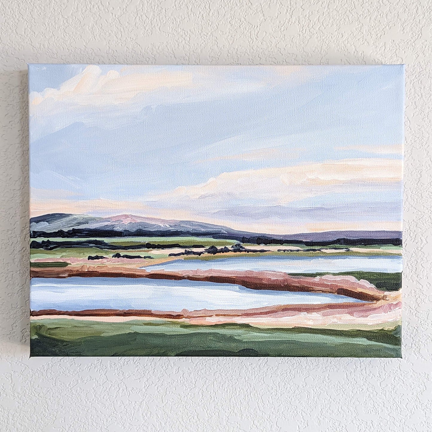 ’Lakewood’ Original Painting || 11x14 - Denver Landscape - abstract - Acrylic - Artwork - Colorado
