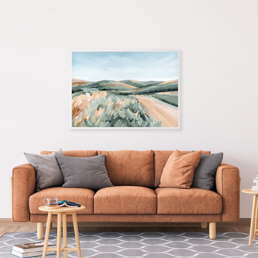 ’Middle of Nowhere’ Art Print - Colorado Mountain Wall - abstract - Artwork - Fall