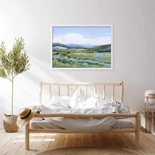 ’Moving West’ Art Print - Vail Colorado Wall - abstract - Artwork - Landscape