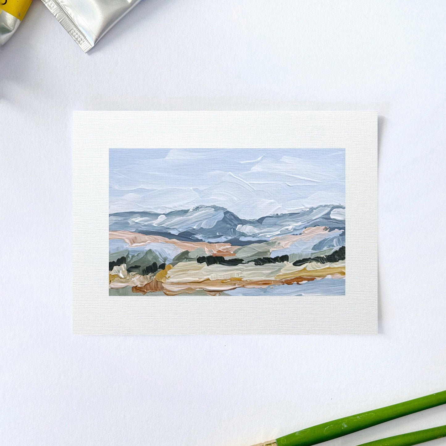 ’My Sedalia II’ Original Painting || 5x7 - Rocky Mountain Colorado - abstract - Acrylic - Artwork - Landscape