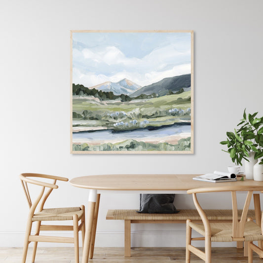 ’Our Mountain’ Art Print - Crested Butte Colorado Wall - abstract - Artwork