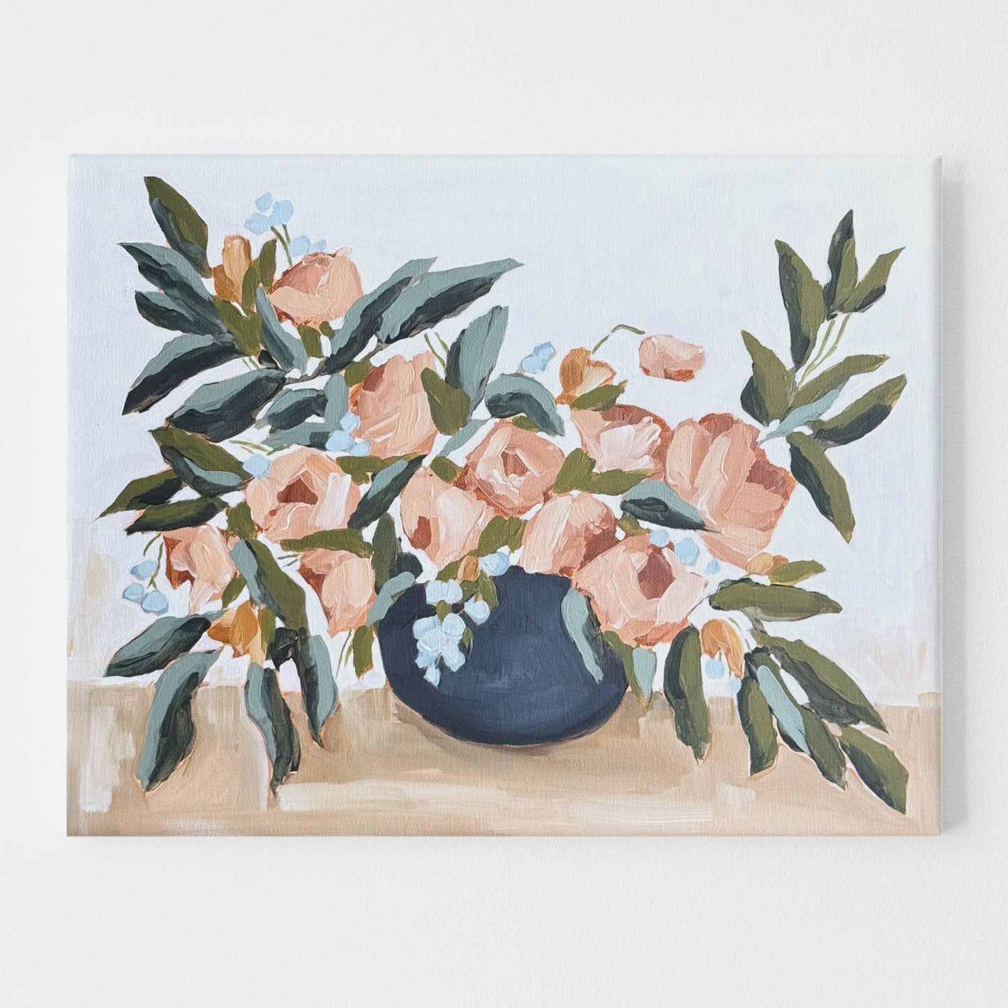 โOverflowingโ Original Painting || 16x20 - Floral Still Life - abstract - Acrylic - Artwork - floral - Flower