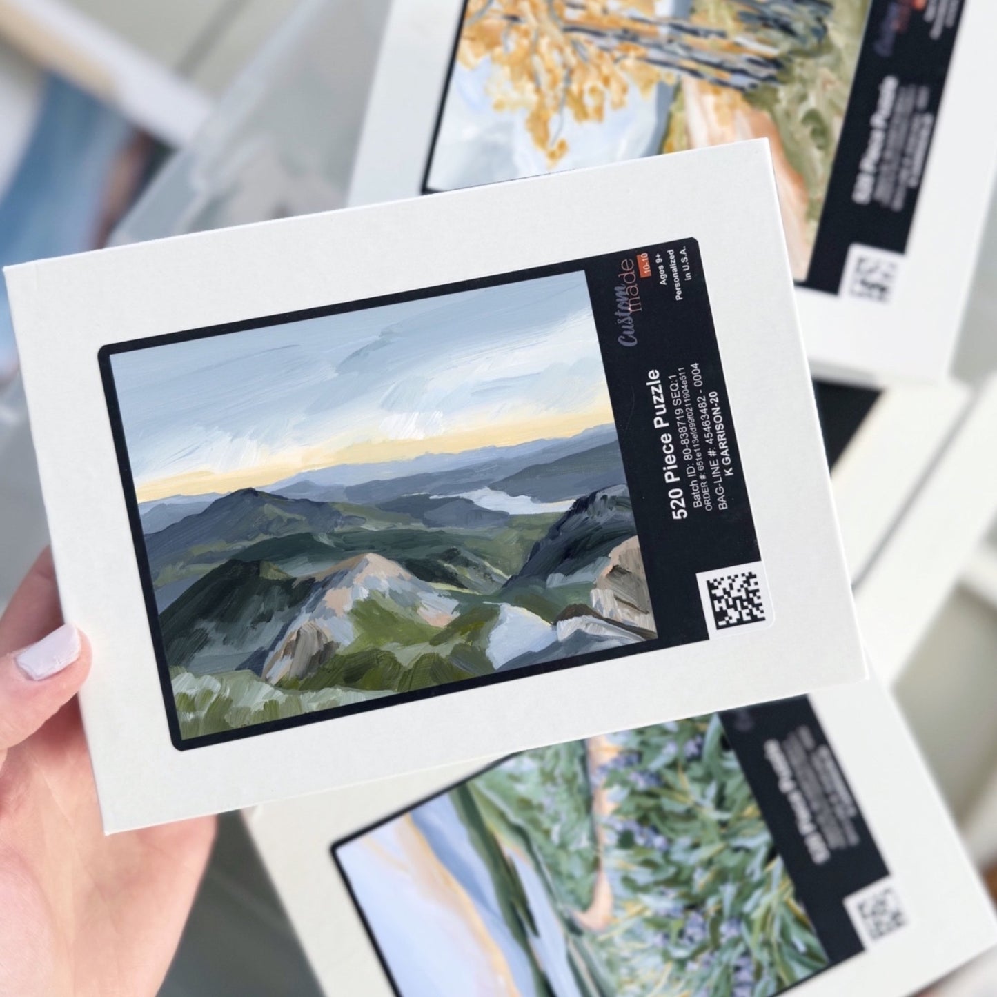 ’Peaks and Valleys I’ Puzzle || 520 Pieces - Mountain Landscape - christmas gift - game - Gifts