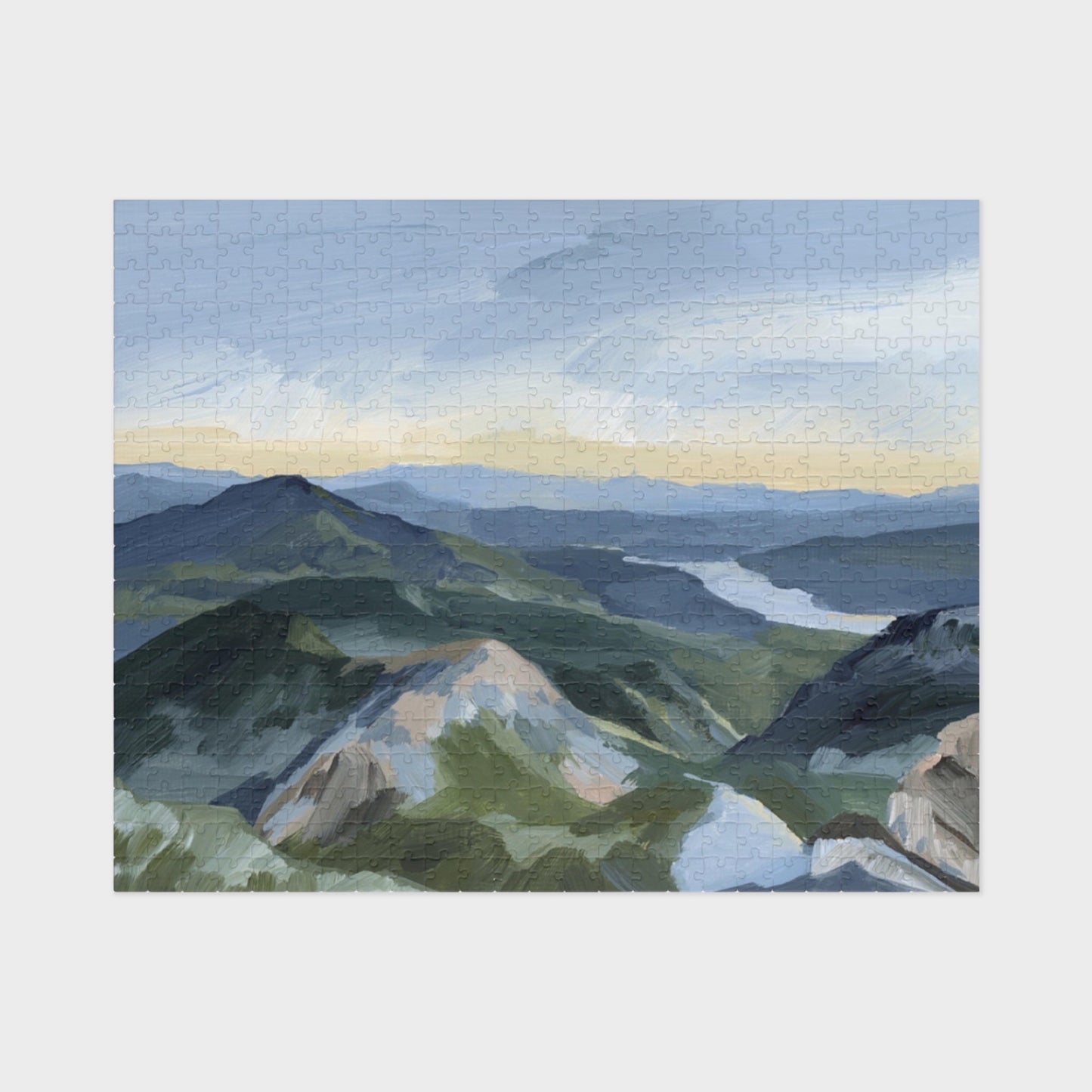 ’Peaks and Valleys I’ Puzzle || 520 Pieces - Mountain Landscape - christmas gift - game - Gifts