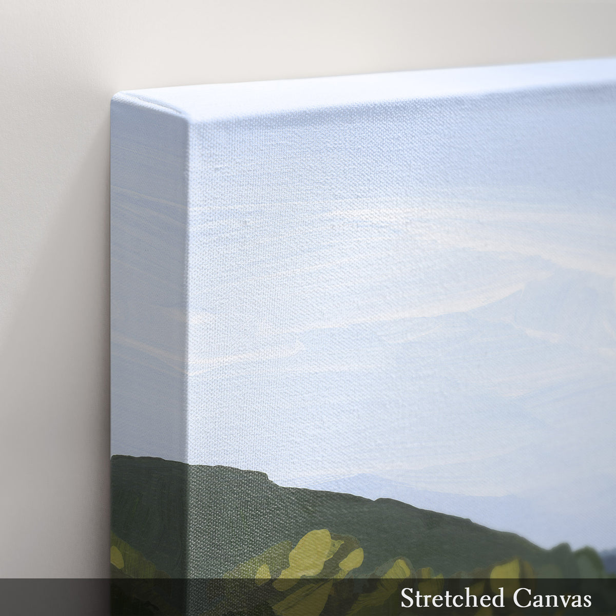 « Brume matinale », impression sur toile tendue 30x40 || Vente finale