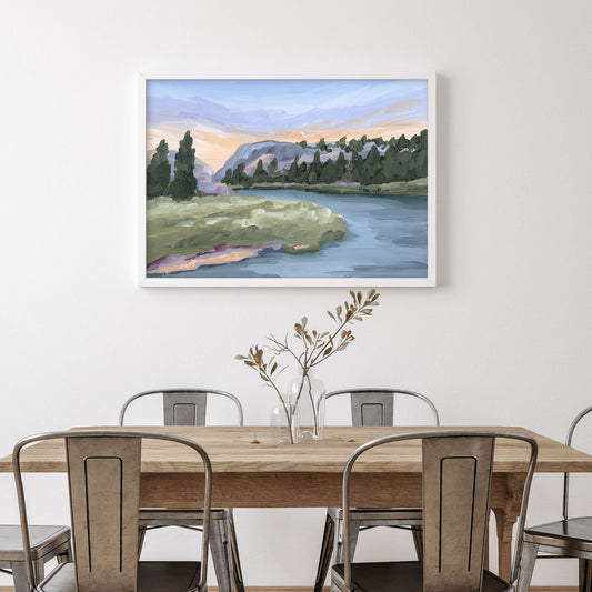 ’Resting Place’ Art Print - Colorado Landscape - Artwork - Eleven Mile - fish