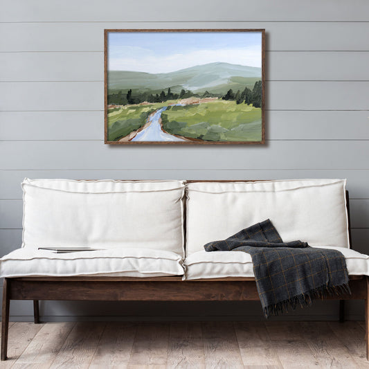 ’River Walk’ Art Print - Colorado Landscape Wall - Lake - Mountain