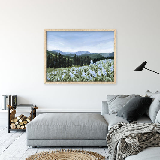 ’The Scent of Pine’ Art Print - Colorado Mountain Wall - abstract - Artwork - Estes Park