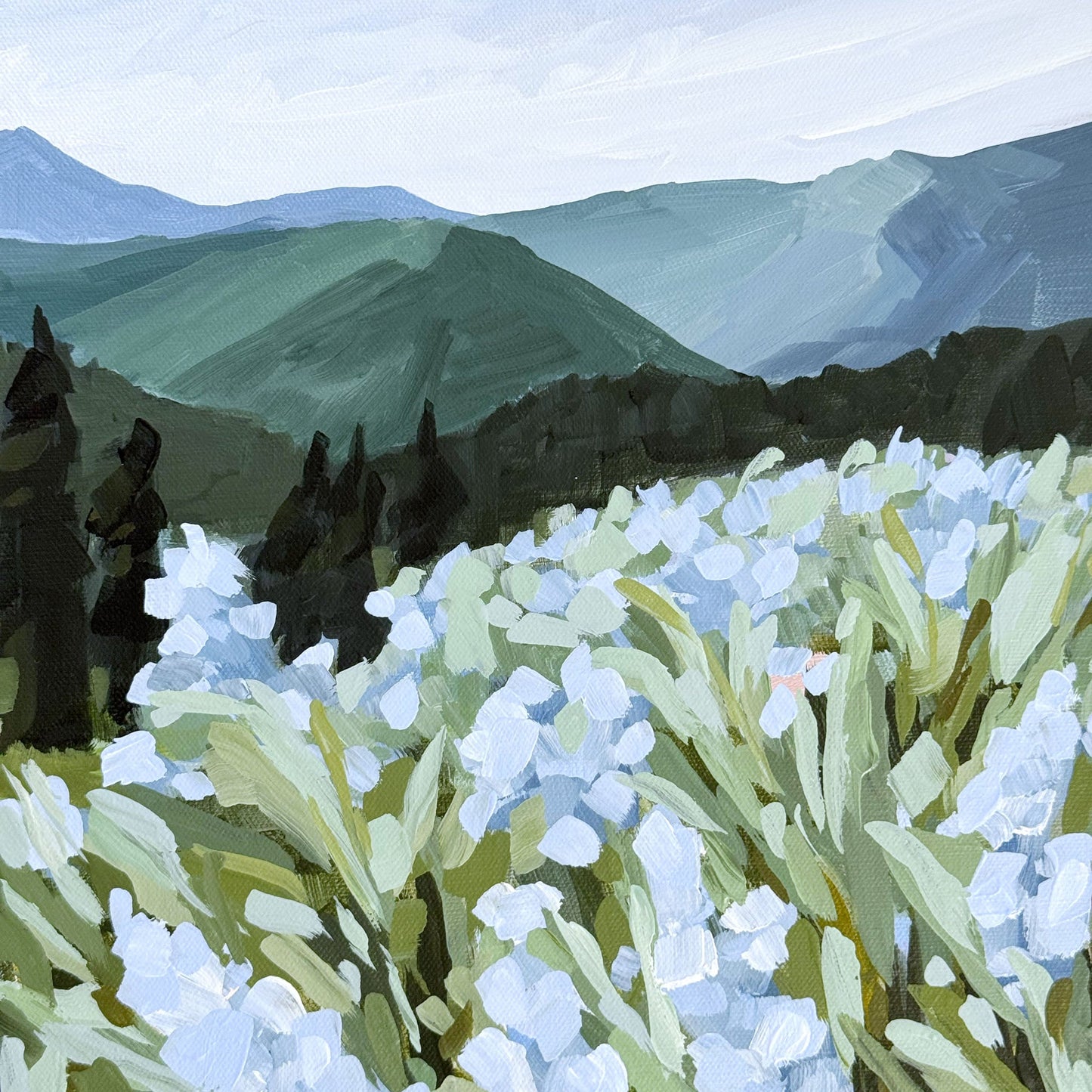 โThe Scent of Pineโ Original Painting || 24x30 - Rocky Mountain Landscape - abstract - Acrylic - Artwork - Colorado