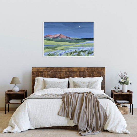 ’When the Moon Shines I’ Art Print - Abstract Colorado Wall - abstract - Artwork - Crested Butte