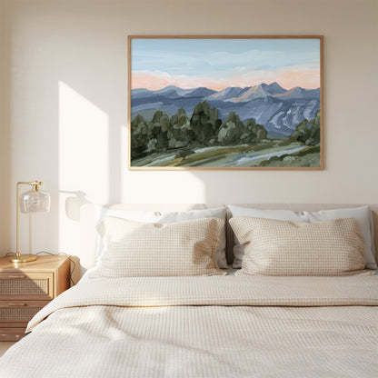Kunstdruck „Alpine Glow“