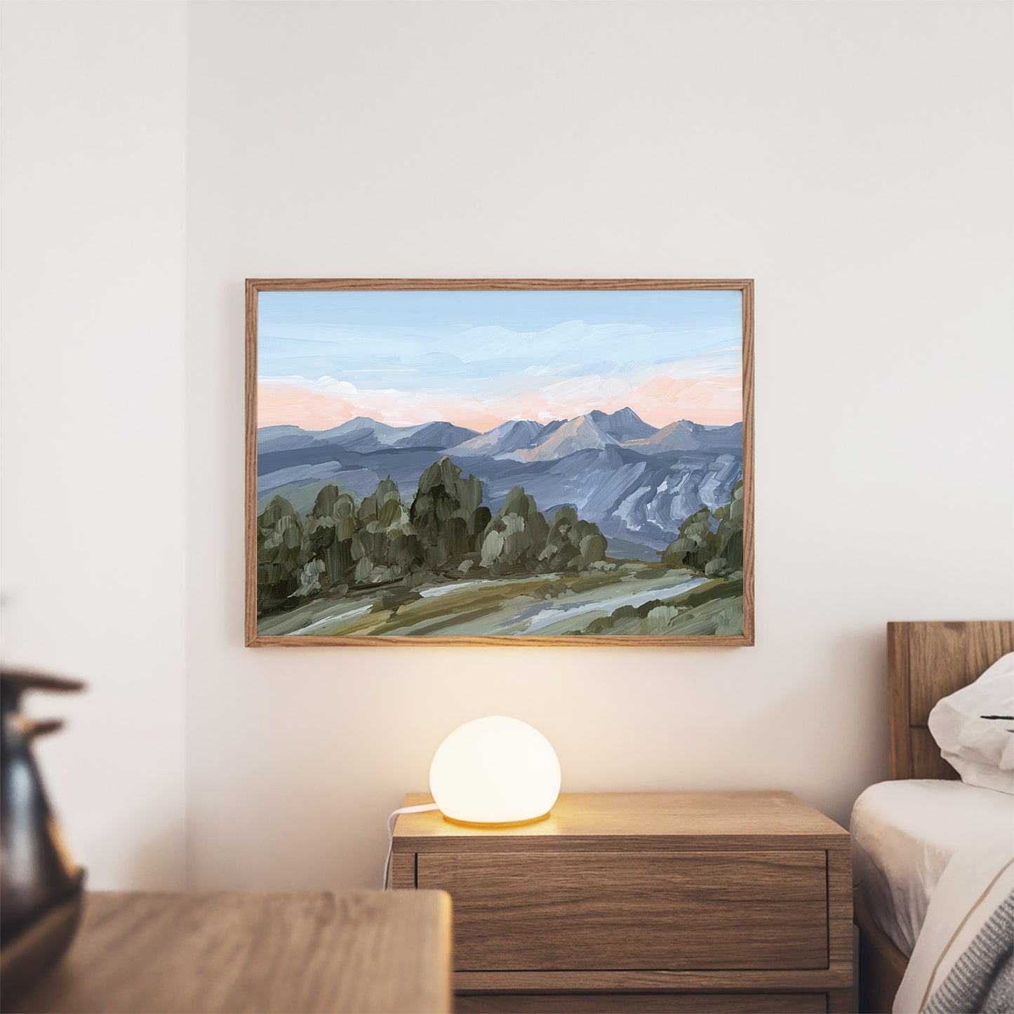 Kunstdruck „Alpine Glow“