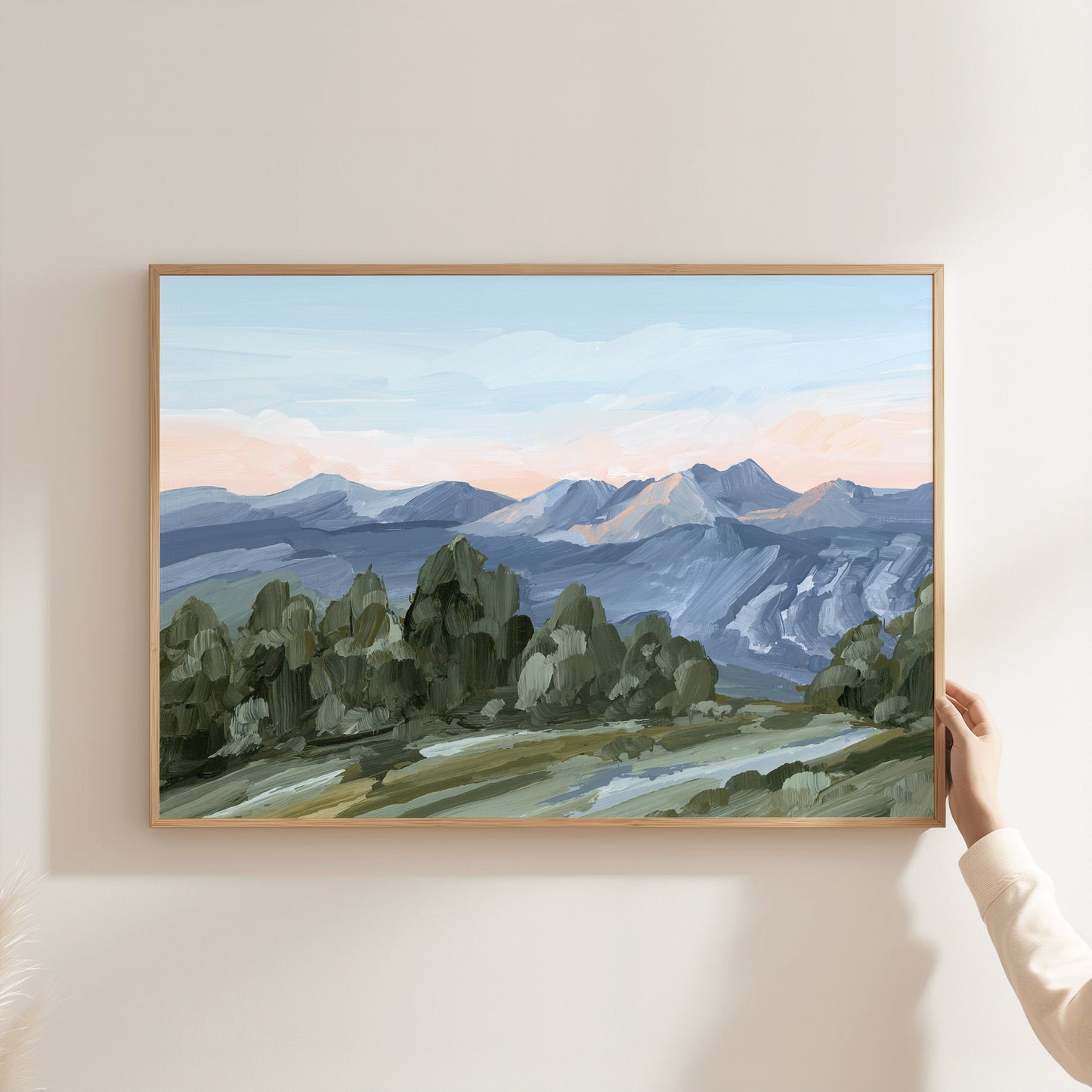Kunstdruck „Alpine Glow“