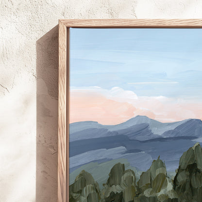 Kunstdruck „Alpine Glow“