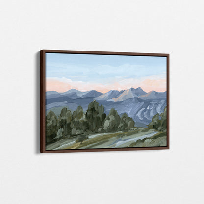 Kunstdruck „Alpine Glow“