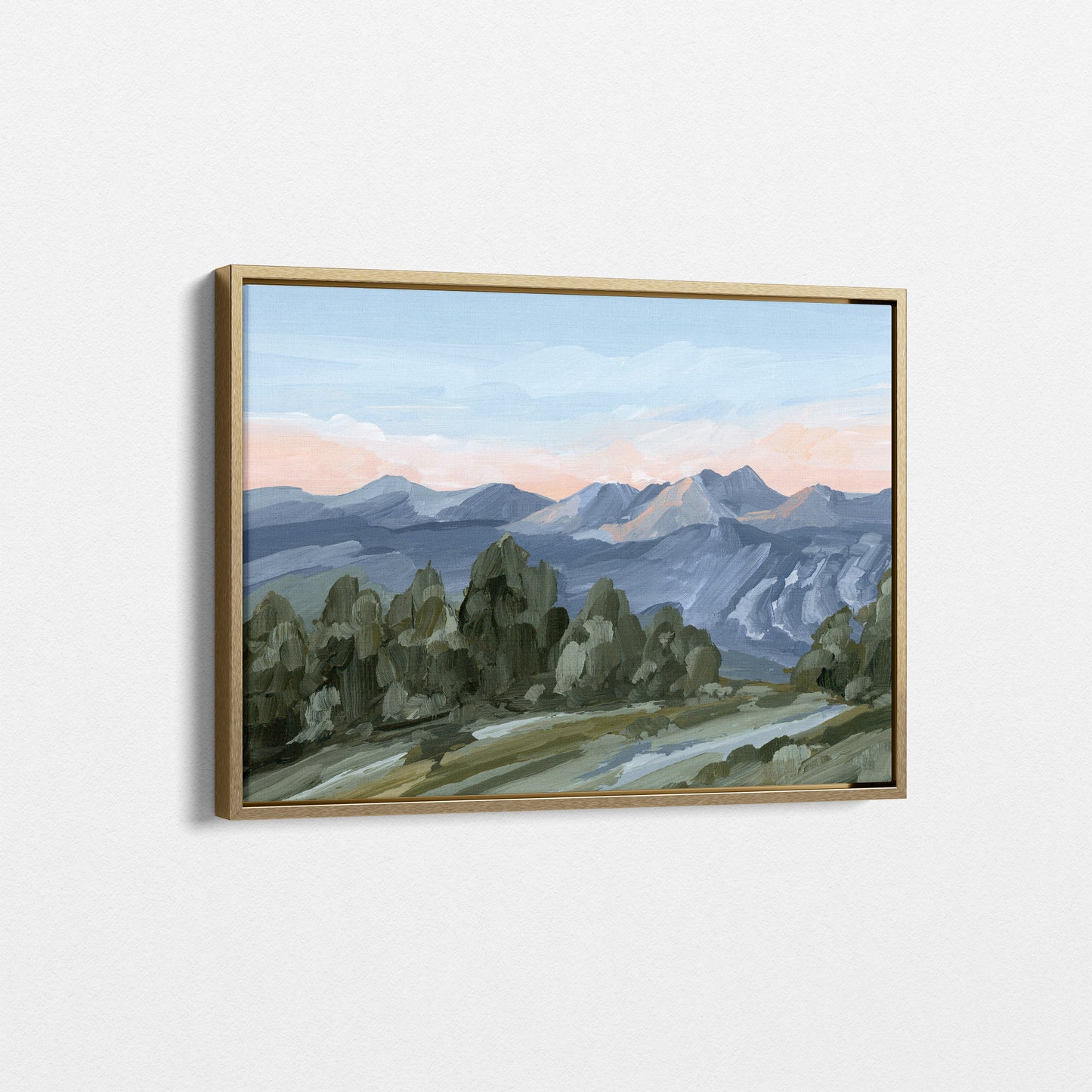 Kunstdruck „Alpine Glow“