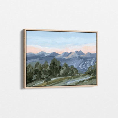 Kunstdruck „Alpine Glow“