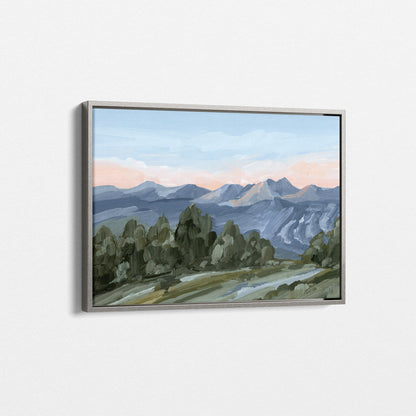 Kunstdruck „Alpine Glow“