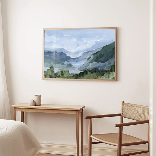 Kunstdruck „Blue Juneau“