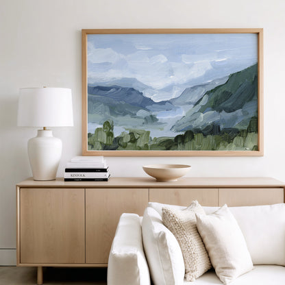 "Blue Juneau" Art Print