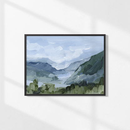 "Blue Juneau" Art Print