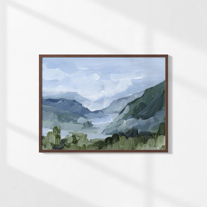 "Blue Juneau" Art Print