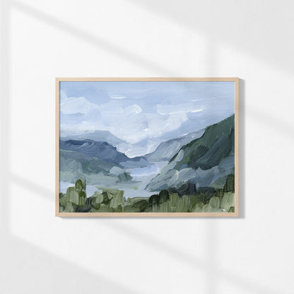 "Blue Juneau" Art Print