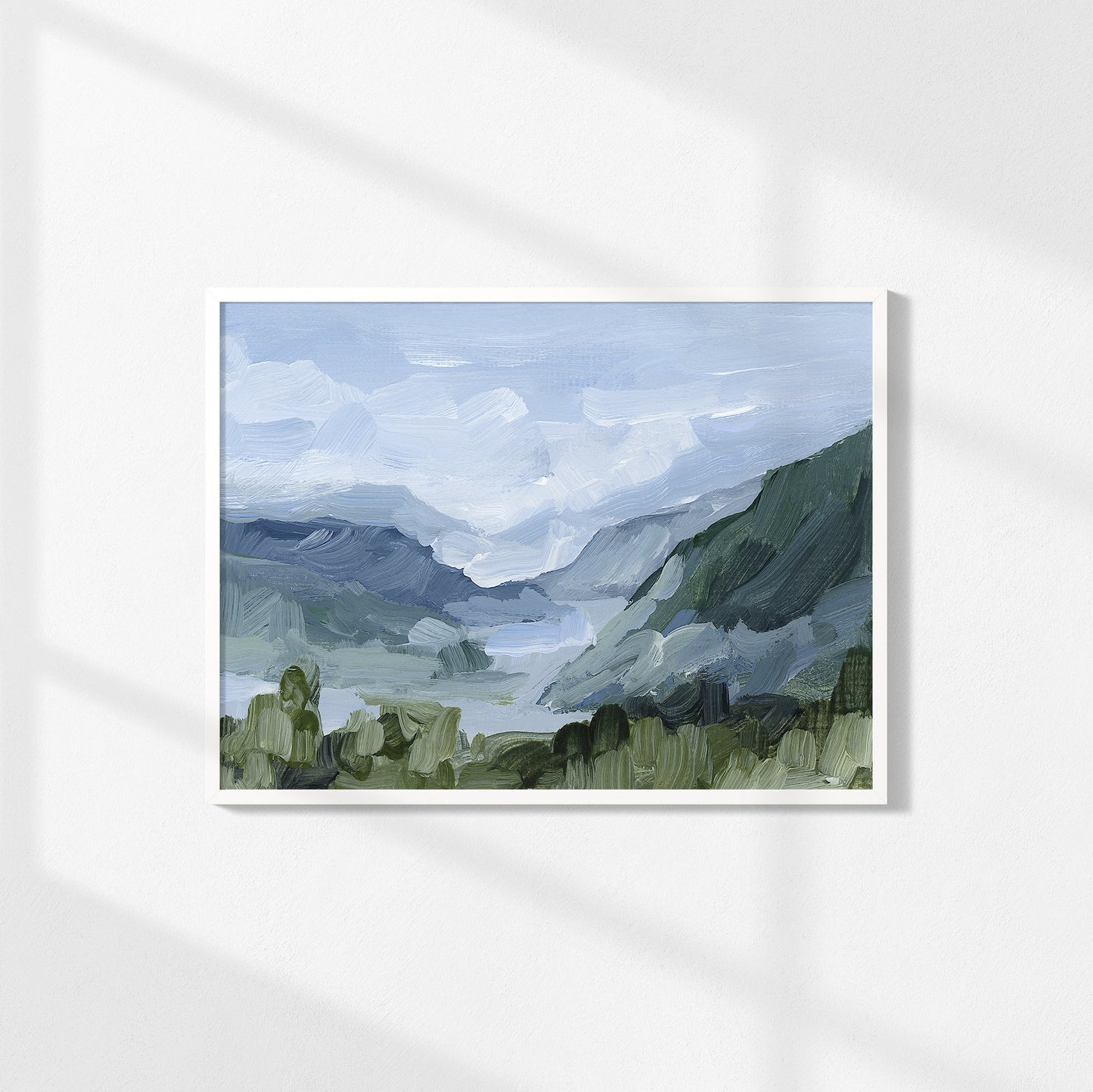 "Blue Juneau" Art Print