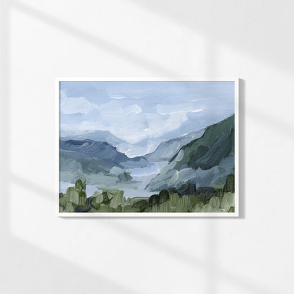"Blue Juneau" Art Print