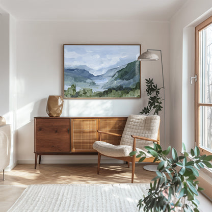 "Blue Juneau" Art Print