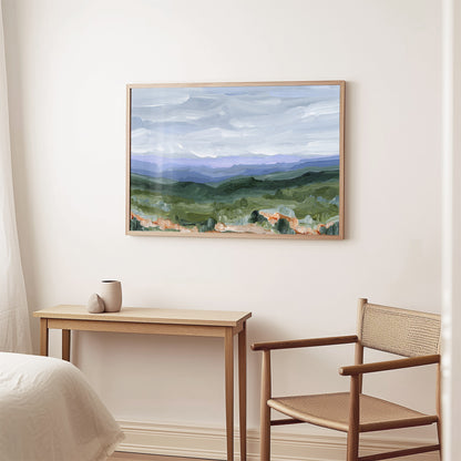 Kunstdruck „Blue Ridge“