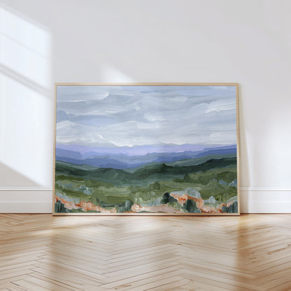 Kunstdruck „Blue Ridge“