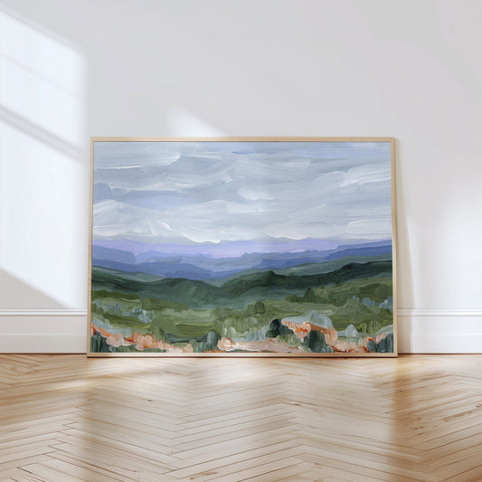 "Blue Ridge" Art Print