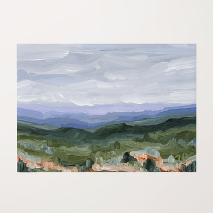 Kunstdruck „Blue Ridge“